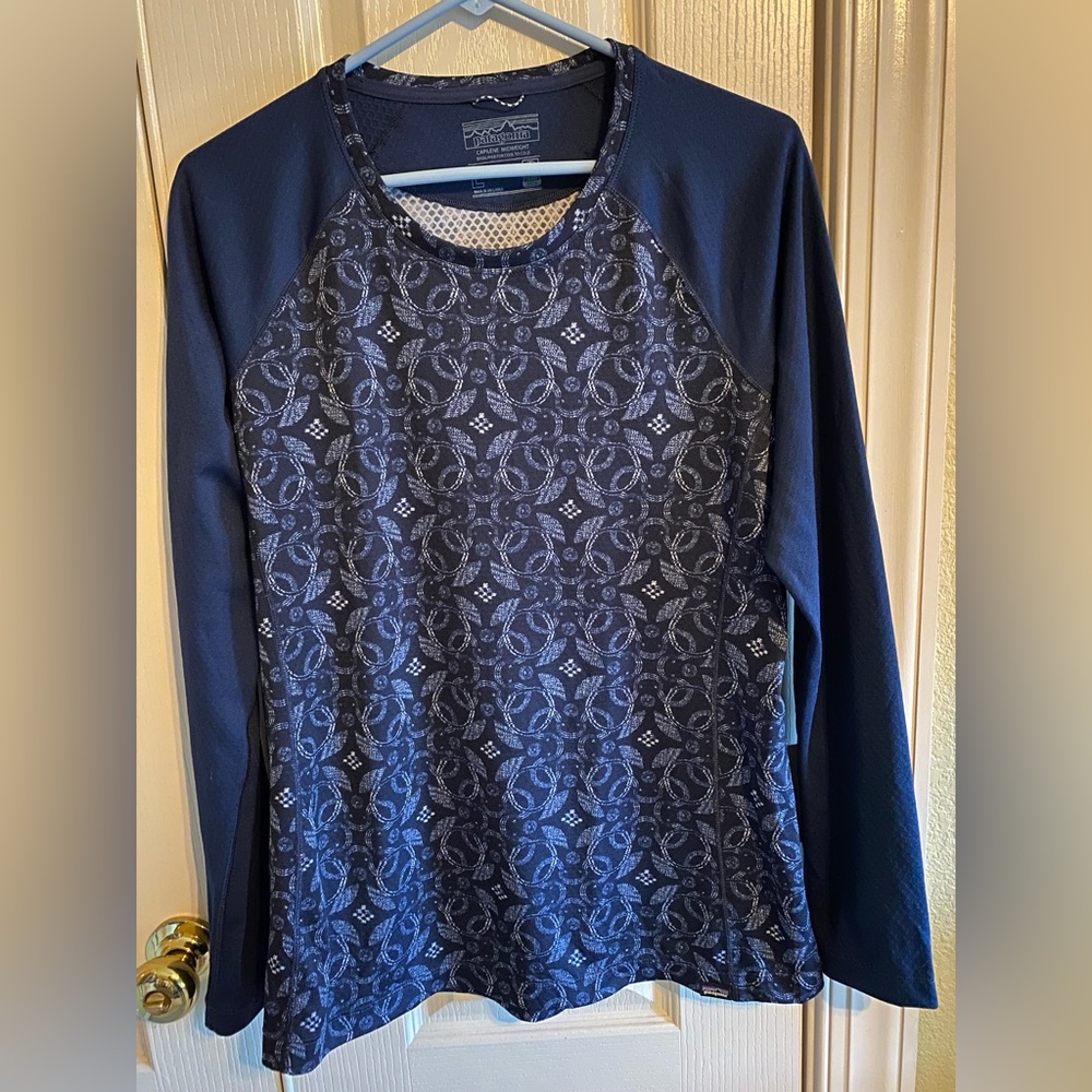 Patagonia Capilene Midweight Crew Baselayer Cool to Cold Shirt Top Size Large